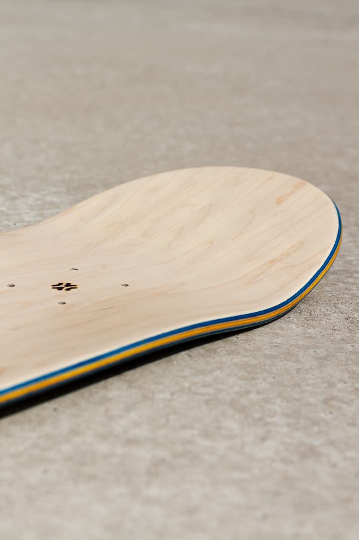 Planche de skateboard Hextra Skateboarding, désignée à Bordeaux et fabriquée en France.